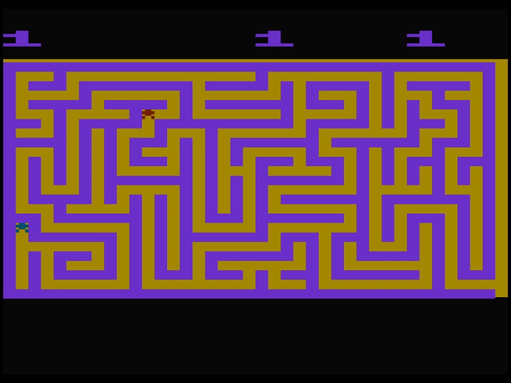 Gameplay of Maze Craze for Atari 2600